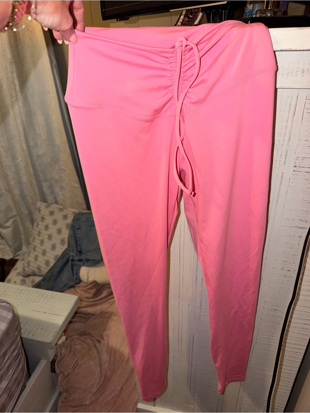 Victoria secret Pink Active tie high waisted leggings
